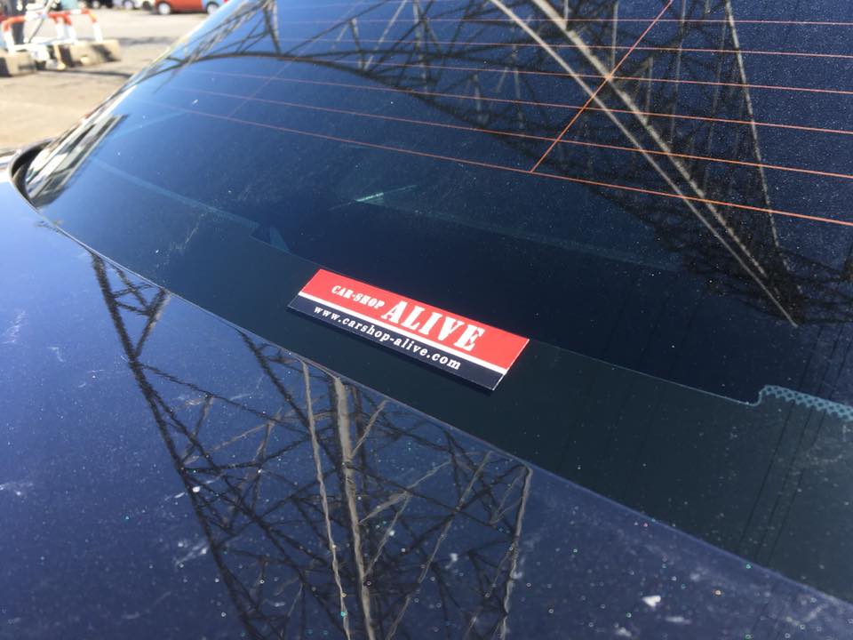 CARSHOP　ALIVEのステッカー完成いたしました！！