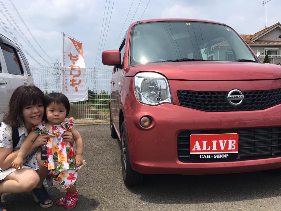 NISSAN モコ『Kさま』車検整備にて、ご入庫です。