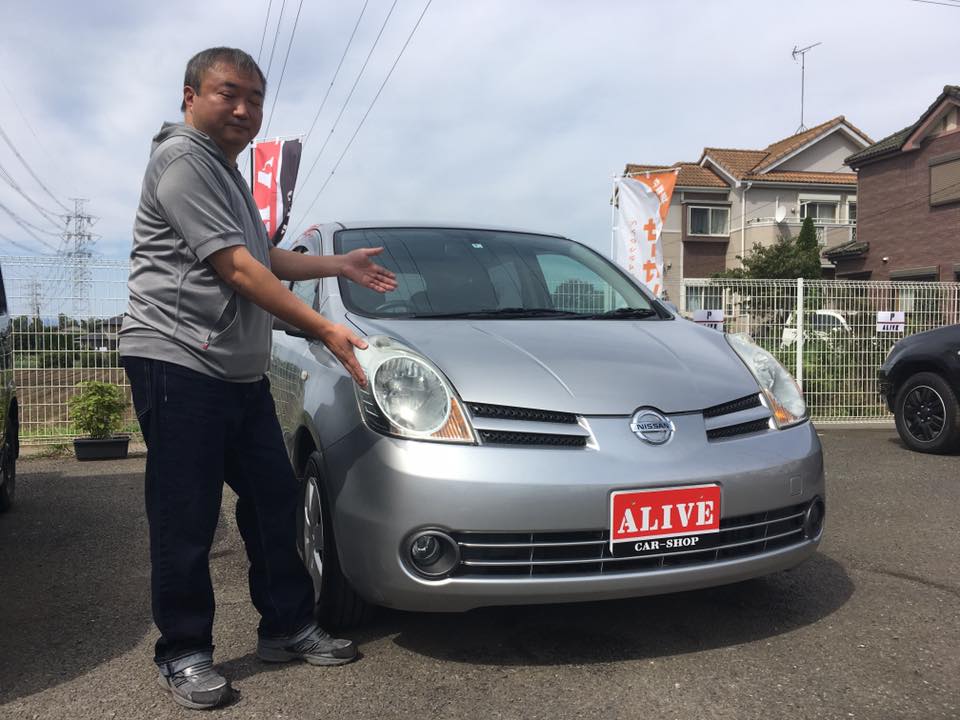 NISSAN ノート 15E『Hさま』ご納車です