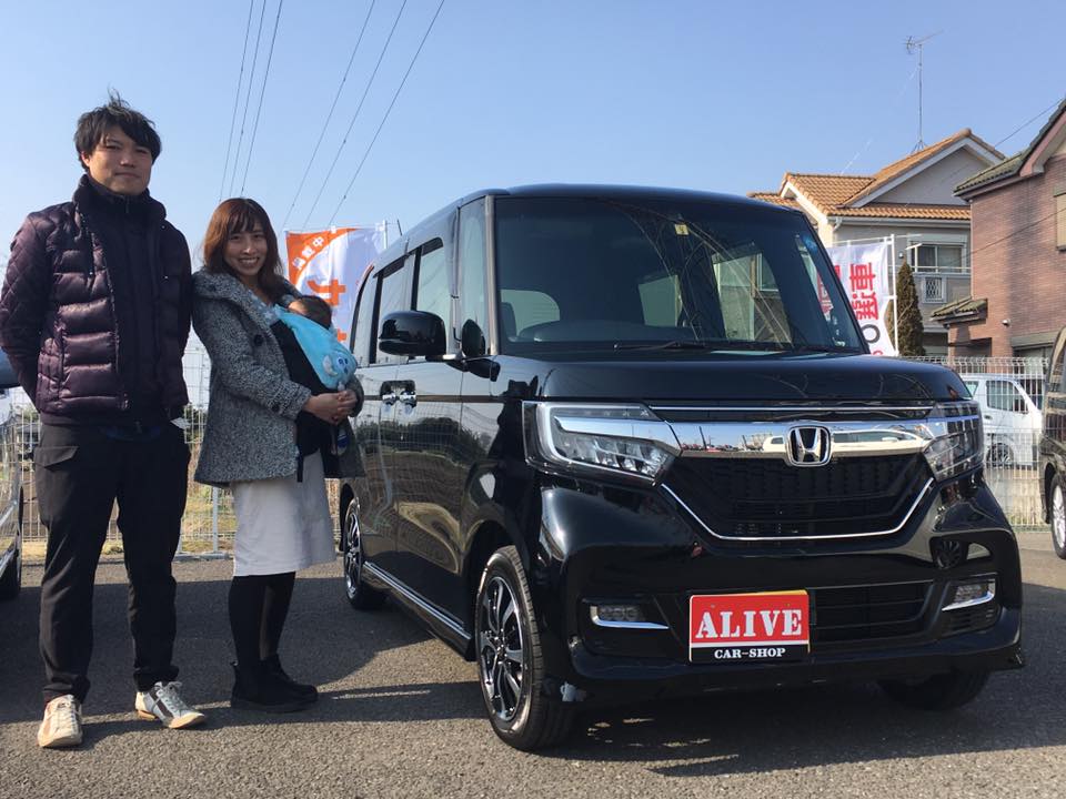 HONDA N-BOXカスタム G EX 『Yさま』ご納車です