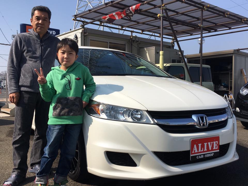 HONDA ストリーム HDDナビパッケージ『Oさま』ご納車です!