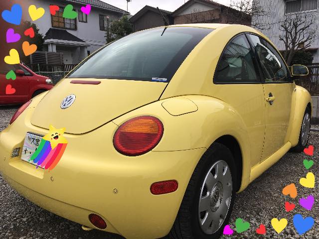 VOLKSWAGEN ニュービートル『Tさま』オリンピックナンバー、ご依頼いただきました！