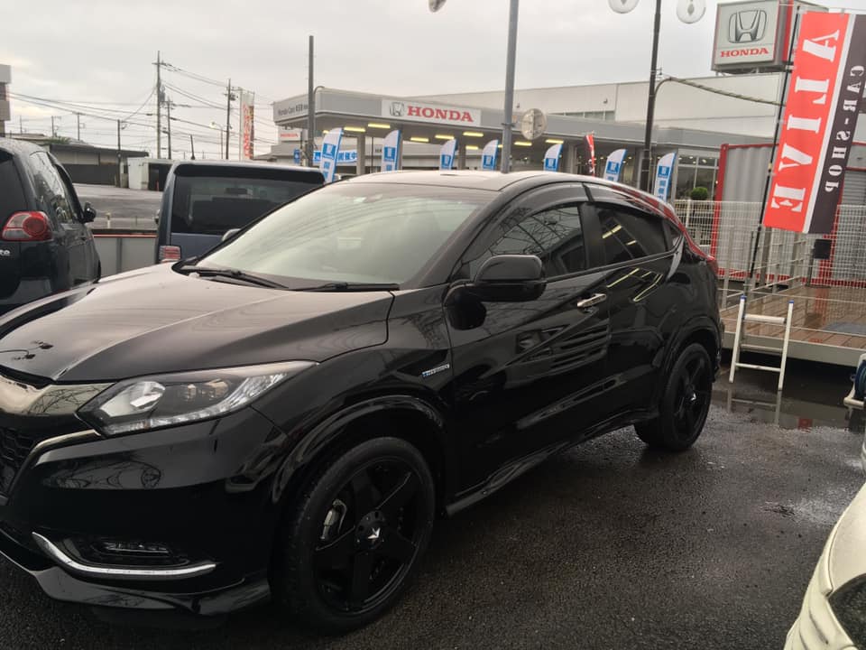 HONDA ヴェゼルハイブリッドRS『Mさま』車検にてご入庫ありがとうございます！