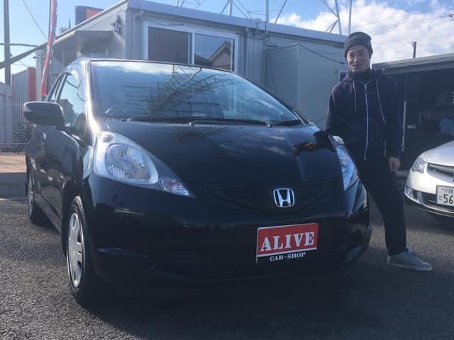 HONDA　FIT　1.3G　Fパッケージ『Iさま』オイル交換にてご入庫です！