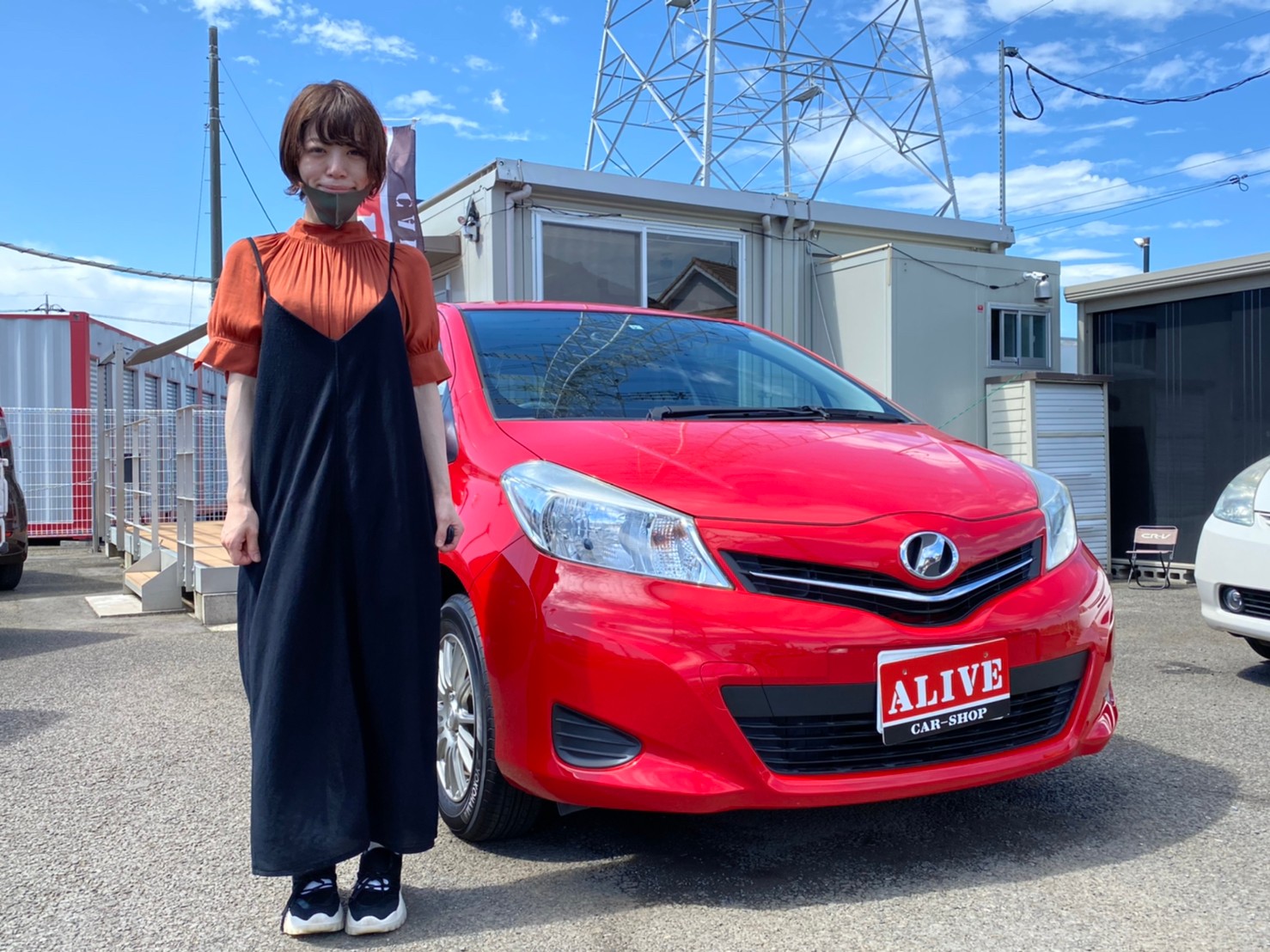 TOYOTA　ヴィッツ　ジュエラ『Yさま』ご納車です！