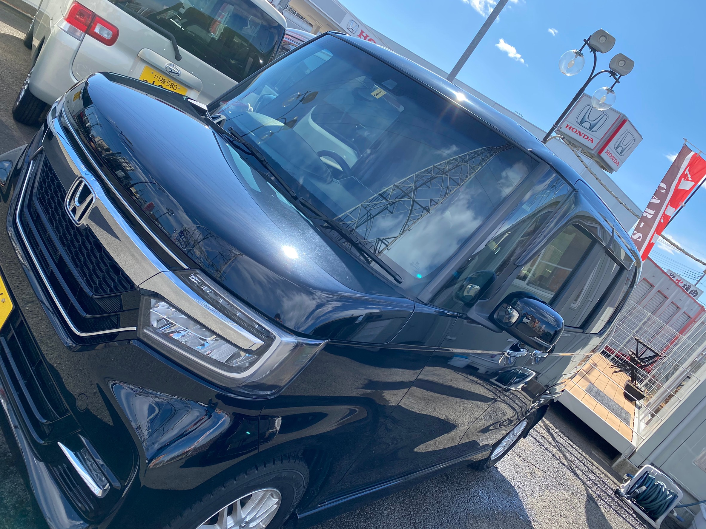 HONDA　N-BOXカスタム　『Yさま』車検ご入庫ありがとうございます！