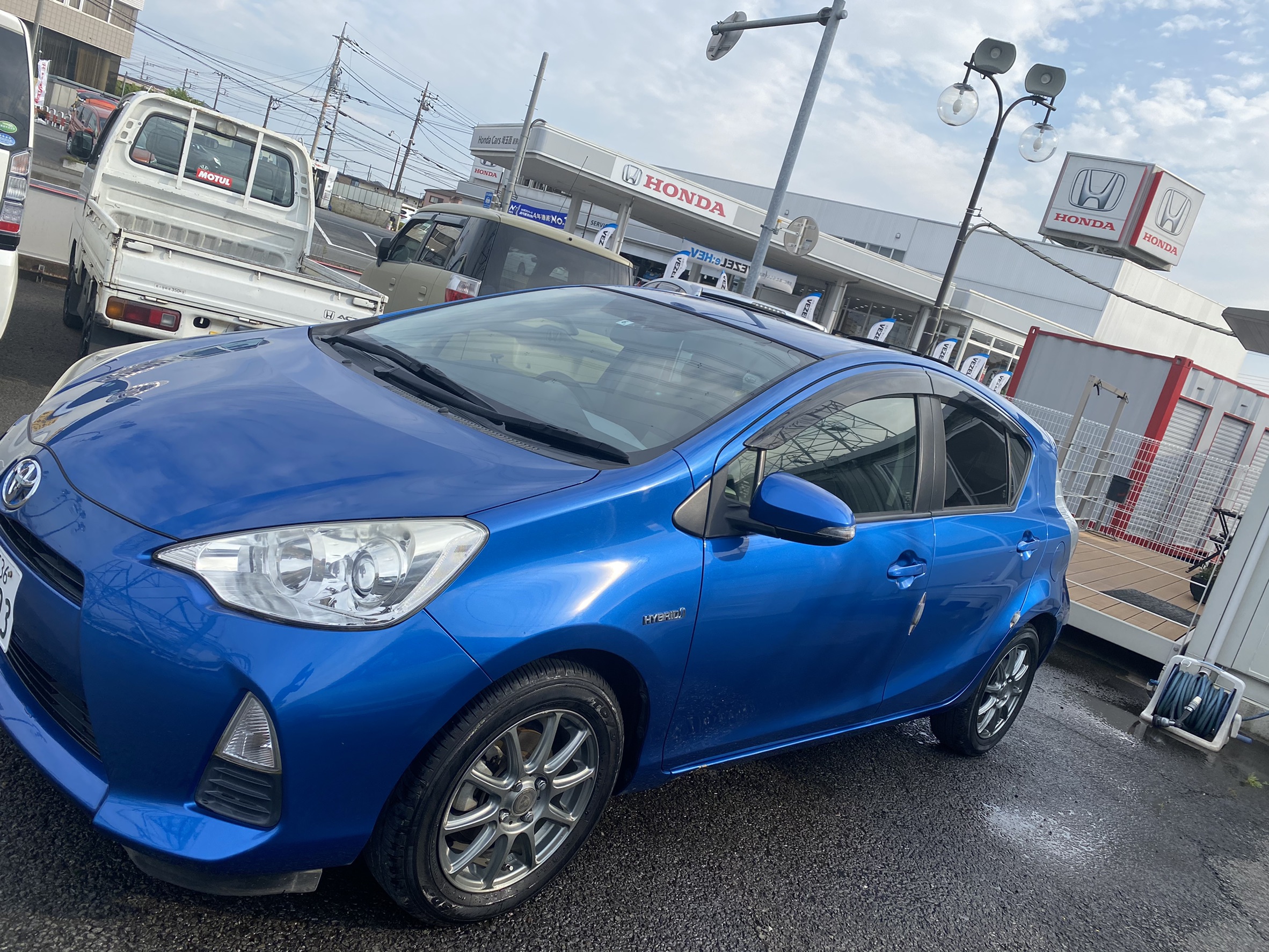 TOYOTA　アクア　S『Kさま』車検にてご入庫ありがとうございます！
