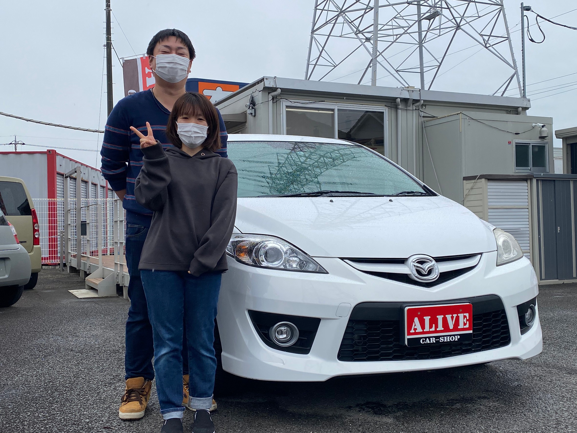 MAZDA　プレマシー　２０Z　『Kさま』ご納車です！