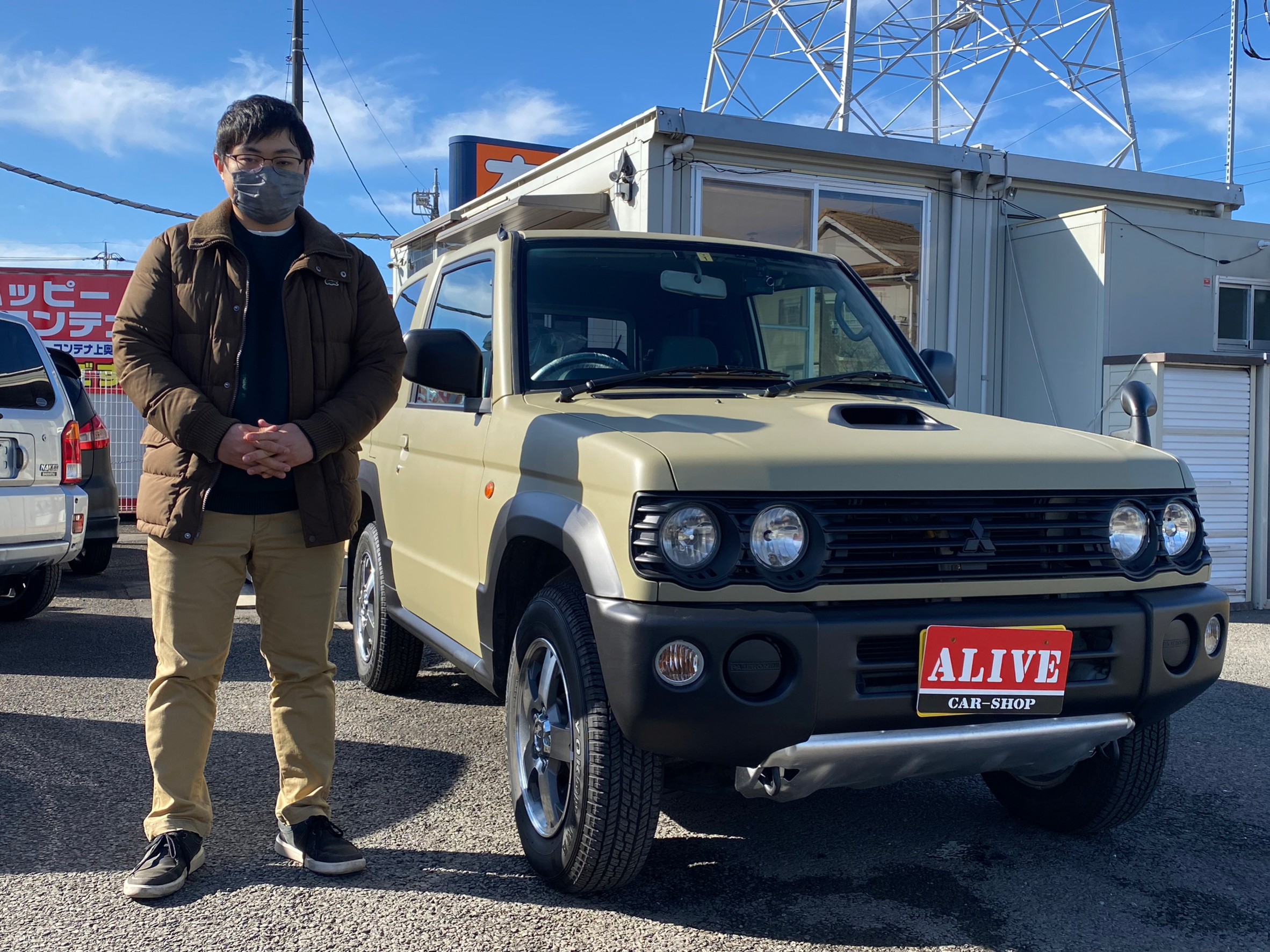MITSUBISHI パジェロミニ　リンクスVホワイトエディション『Oさま』ご納車です