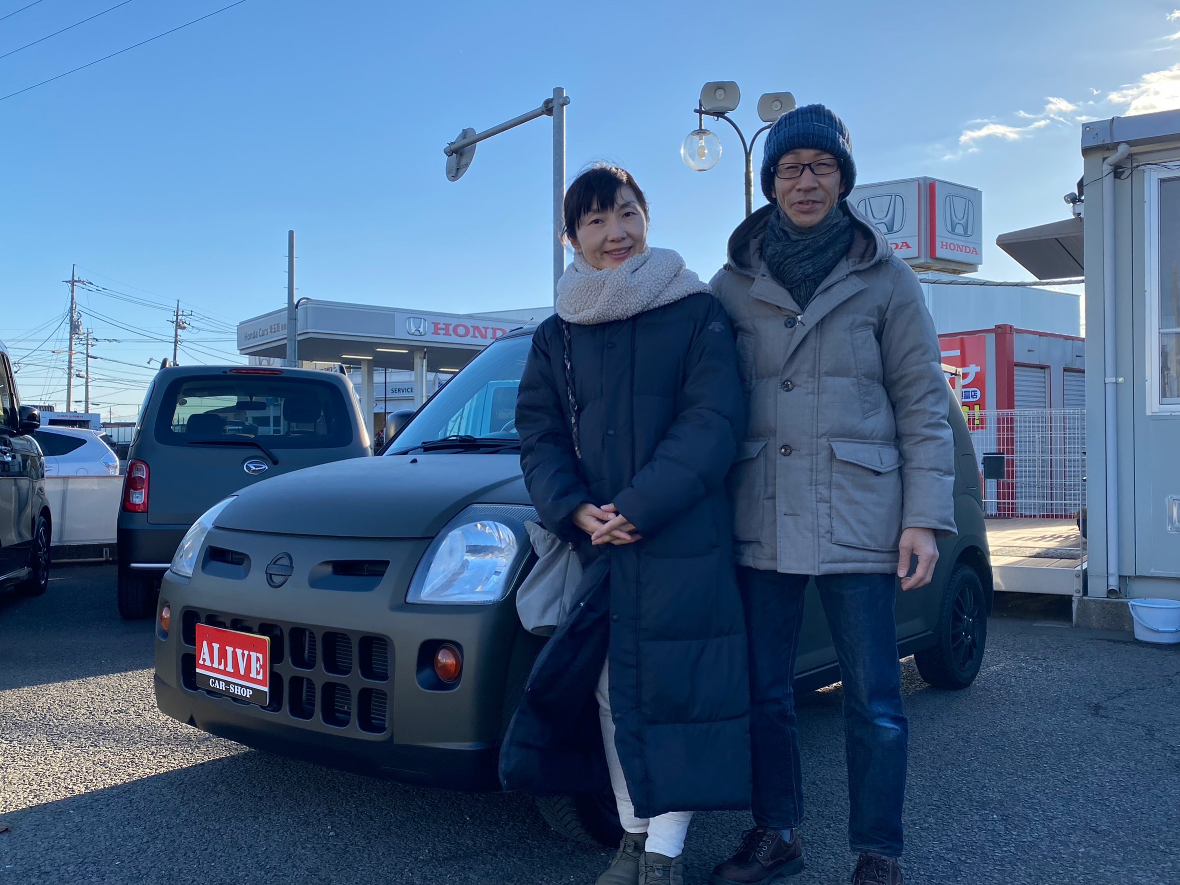 NISSAN ピノ　E『Hさま』ご納車です