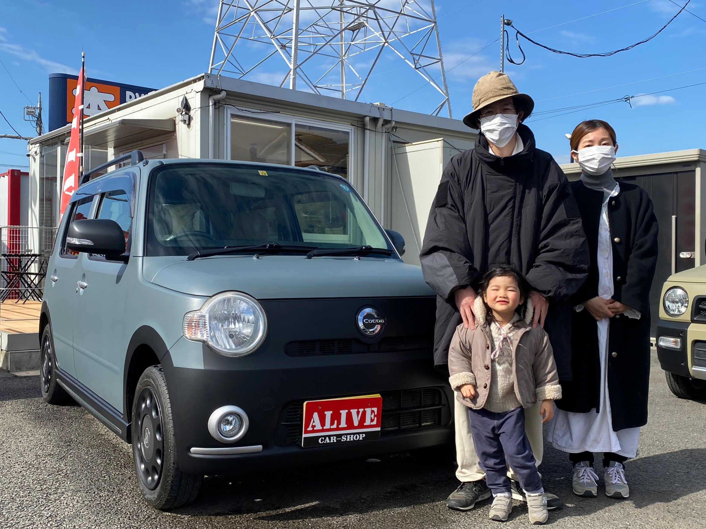 DAIHATSU ミラココア　プラスX『Oさま』ご納車です！