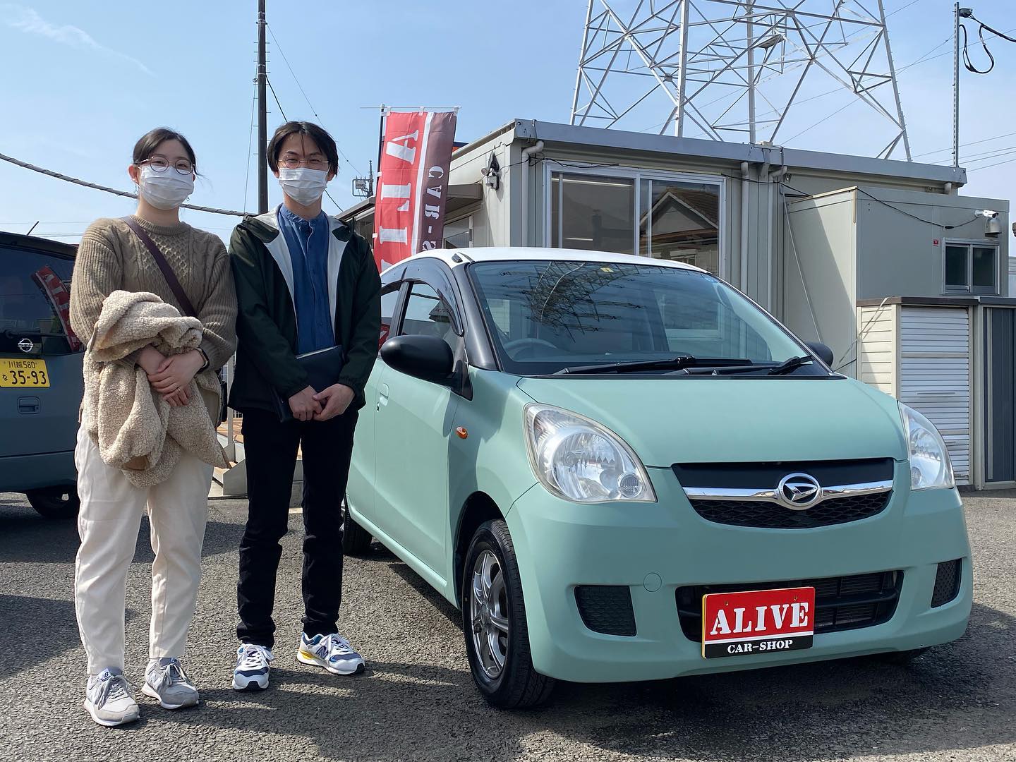 DAIHATSU ミラ　Xリミテッド　4WD『Eさま』ご納車です！